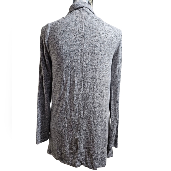 NWT Kim Rogers Light Gray Knit Open Front Cardigan Sweater Petite XL - Picture 2 of 8